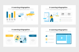 PPT e-Learning Infographics Templates for PowerPoint, Keynote, Google Slides
